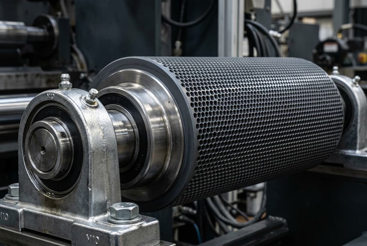 Ceramic laser engraved anilox roll inspection